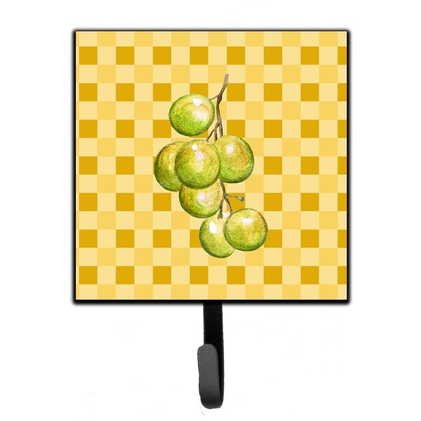 Jensendistributionservices White Grapes on Basketweave Leash or Key Holder MI1713136 - main